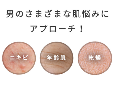  ニキビ シワ 乾燥 ホロベル