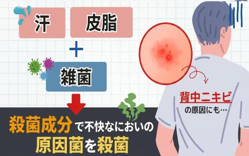 汗臭・体臭の原因